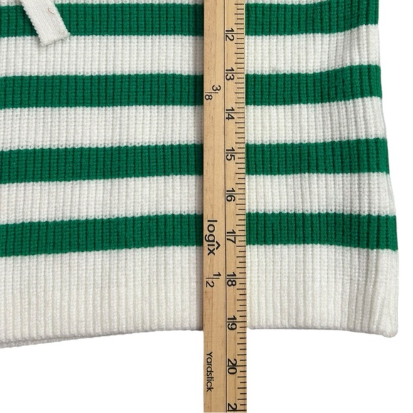 For the Republic NWT Women’s Striped Long Sleeve Lace Collared Sweater  Sz‎ M - Picture 4 of 6